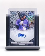 2023 Bowman Sterling DYAN JORGE /100 Sterling Silver 🥈 Auto Rookie RC Rockies