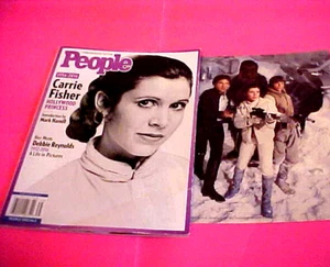STAR WARS HOLLYWOOD PRINCESS Leia CARRIE FISHER People Magazine 2017 - Imagen 1 de 19