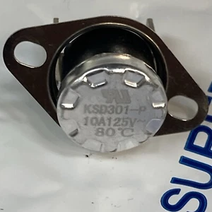KSD301 80C 125V 10A Thermostat Thermal Switch OEM Replacement Parts - Picture 1 of 2