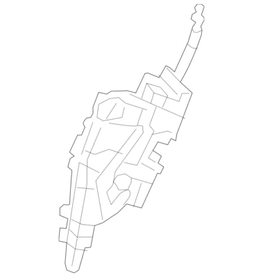 Conjunto de pestillo puerta trasera derecha mercedes-benz e350 e450 e53 amg 17-23 0997308000 Foto 1 de 3