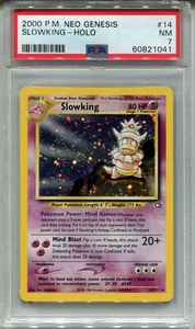 Pokemon [Wizards Of The Coast] Neo Genesis Holo Card #14 Slowking PSA 7 - Picture 1 of 2