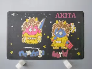 Tarjeta telefónica Namahage Demon Akita Japón turismo turístico NTT rara envío directo-s n.o 2 - Imagen 1 de 10