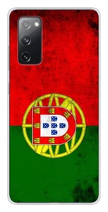 Coque en silicone imprimée compatible Samsung Galaxy S20 FE Drapeau Portugal - Photo 1 sur 3