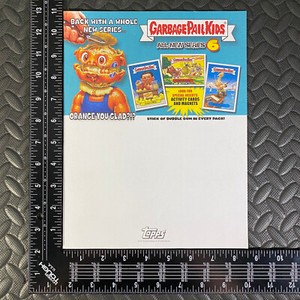 GARBAGE PAIL KIDS ANS6 2007 PROMO TAB SELL HALF SHEET FLYER ALL-NEW SERIES 6