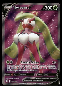 Tarjeta Pokémon Tsareena V (arte completo) casi nueva 246/264 SWSH08: Fusion Strike - Imagen 1 de 2
