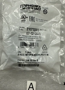 Phoenix Contact SACC-M12FS-8CON-PG11-M Connector - 8-position - Socket straight - Picture 1 of 3
