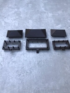 MB Hotel Board Game Spare Parts Safari Roof And Bases - Picture 1 of 7