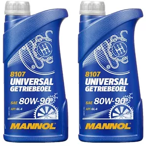 2x1 Liter MANNOL SAE 80W-90 Universal Getriebeöl Schaltgetriebe API GL4 - Bild 1 von 3