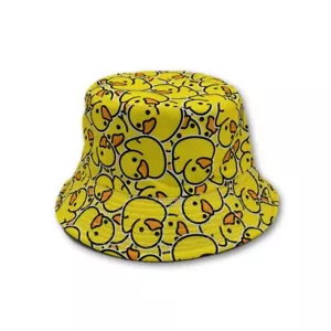 Rubber Duck Design Bucket Hat Funky Funny Style Accessories Festival - Picture 1 of 1