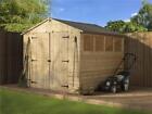 Empire 9500 Premier Apex Garden Shed Wooden 8X8 8ft x 8ft Tongue & Groove PRESSU