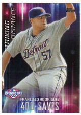 2016 Topps Opening Day Striking Distance #SD-9 Francisco Rodriguez Tigers
