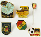Kolekcja Zbiór 6 pinów Luxemburg Letzebuerg Luxembourg i in. Autobus Post