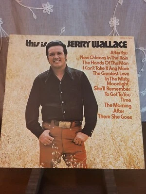 this is JERRY WALLACE vinyl LP ALBUM 1971 DECCA RECORDS - Image 1 of 4