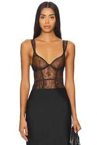 Bluebella Seraphim Embroidered Sheer Bodysuit Black - 34C - BNWT - Bild 1 von 6