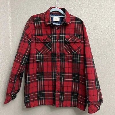 FOG Fear Of God Red Plaid Jacket Blue Lining Medium - Image 1 of 4