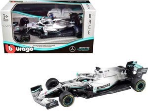 1/43 BBurago 2019 Mercedes AMG Petronas F1 W10 EQ Power+ #44 Hamilton 18-38036LH - Foto 1 di 1