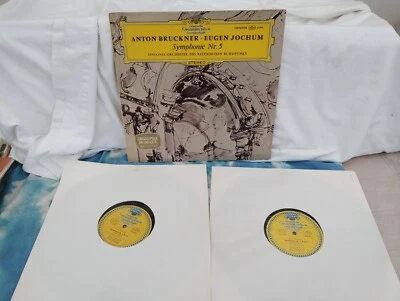 DG 138 967/68 Bruckner SymphonyNo5 Bayerischen Rundfunks Eugen Jochum DBL LP NM# - Image 1 of 4