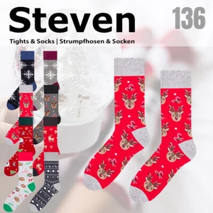 Herren Weihnachtssocken Socken Winter Herren Geschenk Männer Steven 136 X-mas - Bild 1 von 17