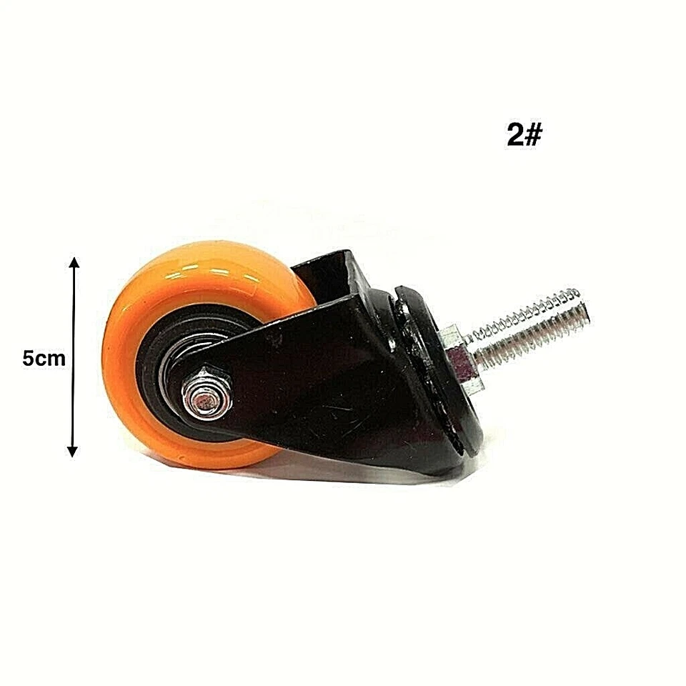 Rotella Ruota con perno Girevole 2 # Orientabile con Cuscinetti Carrello Hmj - Immagine 1 di 1