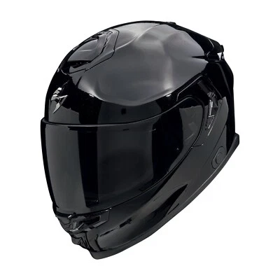 Scorpion EXO-GT SP Air Solid Motorrad Helm Gr. S - Schwarz Glanz Sonnenblende - Bild 1 von 2