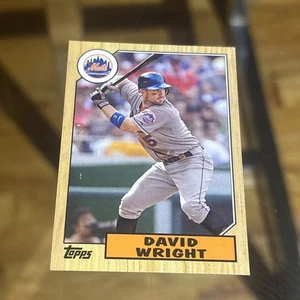 David Wright - 2012 Topps 1987 Topps Minis #TM-26 - New York Mets Baseball Card - Picture 1 of 2
