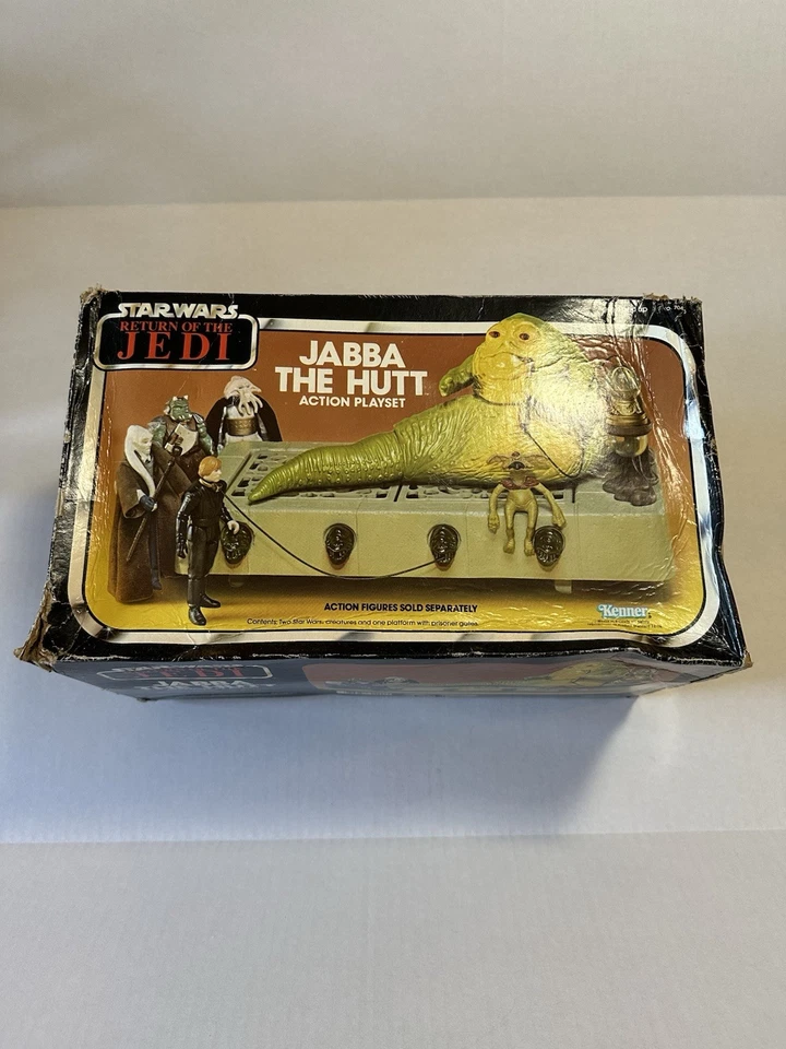 Return of the Jedi Jabba the Hutt Playset 1983 Kenner Rough Box, Sealed Contents - Image 1 of 4
