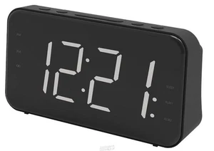 Coby Alarm Clock FM Radio Model CCR102, Dual Alarms, Snooze, Volume Control, LED - Picture 1 of 4