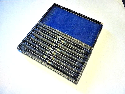 Obstmesser Antik , Frankreich , Griffe aus Ebenholz, GRANGE-PARIS - Bild 1 von 4