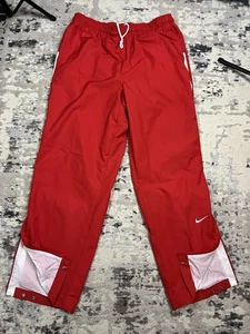 Pantaloni sportivi vintage Nike team allenamento jogger uomo XL caviglia zip tasche foderati pista - Foto 1 di 13