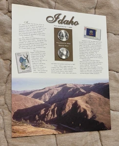 Uncirculated Idaho State 2007 D & P Quarter Fleetwood Panel NM-MT - Picture 1 of 2