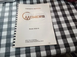 M36-42 Walker Owners Manuall0 - Bild 1 von 2