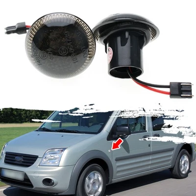 FRECCE LATERALI FRECCE PER FORD TOURNEO CONNECT 2012-2022 NERE - Immagine 1 di 4
