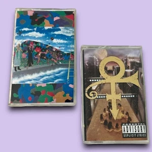 Prince Cassette Tapes Around the World in a Day Love Symbol Set of 2 Revolution - Picture 1 of 4