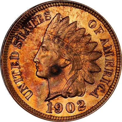 1902 Indian Cent - Image 1 of 2