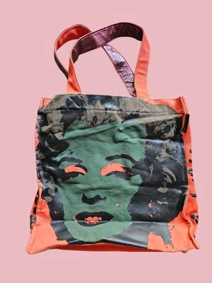 Andy Warhol Loop Marilyn Monroe Canvas Tote Bag - Image 1 of 4