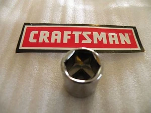 NEW CRAFTSMAN 1/2" Drive Dr SAE inch in SHALLOW SOCKET 6 Point Pt 6Pt- ANY SIZE - Picture 1 of 1
