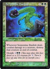 MTG - Onslaught - Serpentine Basilisk - Foil - NM