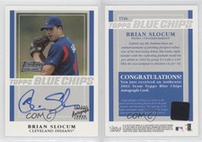 2003 Topps Team Topps Blue Chips Auto Brian Slocum #TT-BS Auto