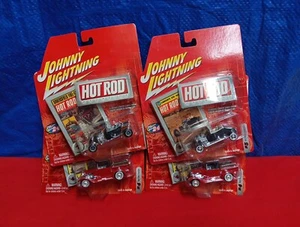 2003-04 Johnny Lightning Hot Rod Magazin Menge 4 Fabrikversiegelt Kostenloser Versand - Bild 1 von 12