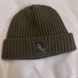 Vintage RipnRepair Beanie One Size olivgrün dicker Strick Streetwear - Bild 1 von 4