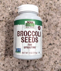 Real Food, Broccoli Seeds, 4 oz (113 g) for sprouting 07/2026 - Picture 1 of 4
