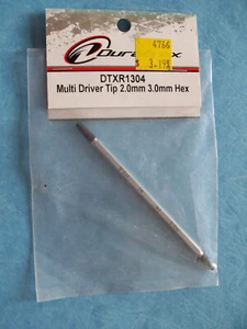 GENUINE DURATRAX 1304 MULTI DRIVER TIP 2.0MM & 3.0MM HEX DTXR1304 NIP - Picture 1 of 1