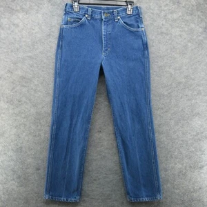 VTG Lee Riders Jeans Mens 31x32 (Fits 28x31) Blue Talon Made in USA 70s 80s - Picture 1 of 20