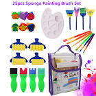 25PCS  Paintbrushes Washable Paint Brushes Sponge Painting Brush G7U3