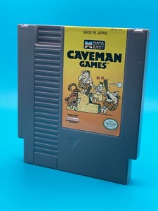 Caveman Games (Nintendo Entertainment System) - Original, Tested, Working - Picture 1 of 3