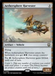 *MtG: 4x AETHERSPHERE HARVEST -Commander Modern Horizons 3 Rare magicman-europe* - Bild 1 von 1
