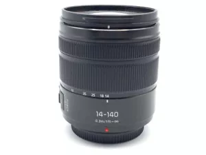 Near Mint Panasonic H-FS14140 LUMIX G VARIO 14-140mm F/3.5-5.6 OIS Lens #L022 - Picture 1 of 3