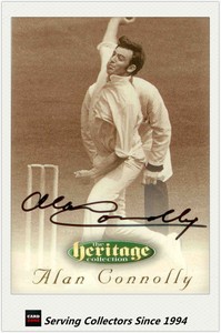 1996 Futera Cricket Heritage Collection Signature Card NO53 Alan Connolly