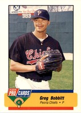1994 Peoria Chiefs Fleer/ProCards #2258 Greg Bobbitt