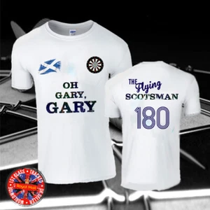 Camiseta Dardos Fans Hombres Damas Niños Bebés Regalo Gary Escocia - Imagen 1 de 1